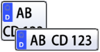 Nummernschild Gg Nummernschild Gg